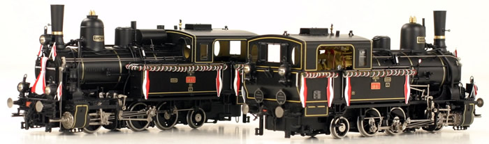 Micro Metakit 08710HL - Austrian Anniversary Class 69 Rack Locomotive Set